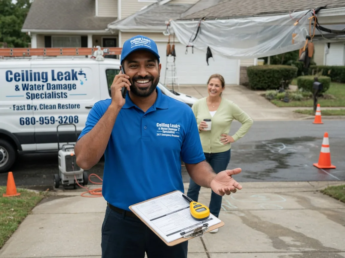 Ceiling Leak Cleanup Kyle, TX FAQs